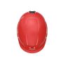 Abus Mechanical 38484 Non-vented Safety Helmet Red