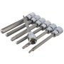 Bluespot Tools 01516 3/8in Drive Extra Long Hex Socket Bit Set 7 Piece
