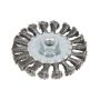 Bluespot Tools 19217 100mm Flat Twist Knot Wire Wheel M14