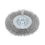 Bluespot Tools 19222 75mm Flat Steel Wire Wheel Brush