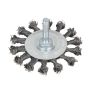 Bluespot Tools 19223 75mm Flat Twist Knot Wire Wheel