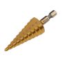 Bluespot Tools 32052 1/4in Hex Shank Step Drill 4-22mm