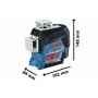 Bosch 0601063R03 GLL 3-80 C Professional 360° Line Laser with BM 1 Universal Mount
