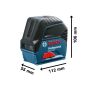 Bosch GCL 2-50 Professional Combi Laser with LR 6 Receiver