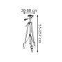 Bosch 0601096B00 BT 150 Professional Building Tripod
