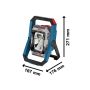 Bosch 0601446501 GLI 18V-2200 C 18V Cordless Jobsite Light
