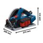Bosch GKT 18V-52 GC Professional BITURBO Plunge Saw 18V