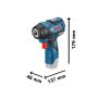 Bosch 06019E0101 12V GDR Impact Wrench Bare Unit