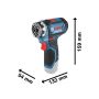Bosch GSR 12V-15 FC Pro FlexiClick 12V Drill Driver with 2 × 2.0Ah Batteries