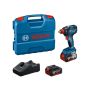 Bosch GDX 18V-200 Professional 18V Impact Driver/Wrench with 2 × 5.0Ah Batteries