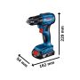 Bosch GSR 18V-45 Professional Drill Driver 18V Bare Unit