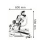 Bosch GCM 12 SDE Professional Sliding Mitre Saw 1450W 110V
