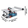 Bosch GTS 10 J Professional Table Saw 1800W 110V