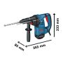 Bosch GBH 3-28 DFR SDS-Plus Professional Rotary Hammer 800W 240V