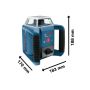 Bosch 06159940JY GRL 400 H Professional Rotation Laser Set