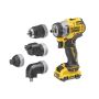 Dewalt Power Tools Dewalt DCD703L2TGB 12V XR Brushless Multi-Head Drill Driver with 2 ×