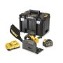 Dewalt Power Tools Dewalt DCS520T2GB 54V XR FlexVolt Plunge Saw with 2 × 2.0Ah Batteries