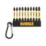 Dewalt DT7276QZ 57mm Pozidriv Screwdriver Bit Set 10 Piece
