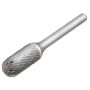 Dormer P80560X60 Solid Carbide Ball-Nosed Rotary Burr 6 × 6mm