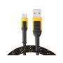 Dewalt Telecoms 1311349DWG USB A to USB C Charging Cable 3m