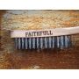 Faithfull FAI5804SRF Four Row Scratch Brush with Scraper