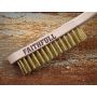 Faithfull FAI680B3F Brass Scratch Brush 3 Row