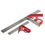 Faithfull FAICS300TP Combination Square Twin Pack 150mm & 300mm