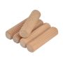 Faithfull FAIDOW10100T 40 x 10mm Fluted Wood Dowels (Tub 100)