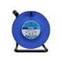 Masterplug HDCC50134BLMP 50m 13A 4 Gang Cable Reel