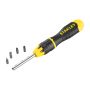 Stanley 068010 Multibit Ratchet Screwdriver with 10 Bits