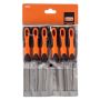 Bahco 14760432 ERGO Engineering Smooth Cut File Set 100mm 6 Piece
