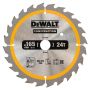 Dewalt DT1949 165mm x 20mm x 24T Construction Circular Saw Blade
