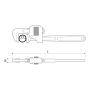Bahco 36112 12in Stillson Pipe Wrench