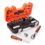 Bahco S330 3/8in Drive Socket Set with Ratchet 34 Piece