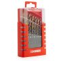 Dormer A087201 HSS TiN Coated Jobber Drill Bit Set 1-10mm