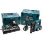 Makita DLX2137PTJ 18V Combi Drill & SDS+ Rotary Hammer Twin Pack with 4 × 5.0Ah Batteries