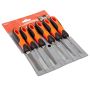 Bahco 14760432 ERGO Engineering Smooth Cut File Set 100mm 6 Piece