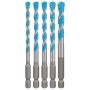Bosch 2608900586 EXPERT HEX-9 Multi Construction Drill Bit Set 5 Piece