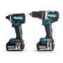Makita DLX2180TJ 18V Combi Drill & Impact Driver Twin Pack with 2 × 5.0Ah Batteries