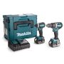 Makita DLX2180TJ 18V Combi Drill & Impact Driver Twin Pack with 2 × 5.0Ah Batteries