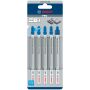 Bosch T321AF 132mm Jigsaw Blade for Metal Pipes & Profiles (Pack of 5)