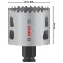 Bosch 2608594392 PRO Multi-Material PC Plus Hole Saw 57mm