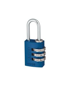 Abus Mechanical 46568 20mm Aluminium Combination Padlock Blue