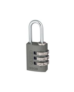 Abus Mechanical 46576 20mm Aluminium Combination Padlock