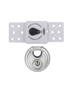 Abus Mechanical 83978 142 Series Sliding Door Van Lock with 26/70mm Diskus Padlock