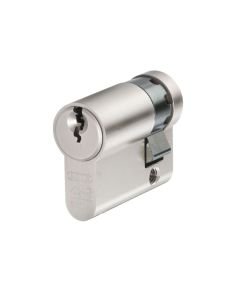 Abus Mechanical 54142 Euro Half Cylinder Nickel Pearl 10mm/40mm