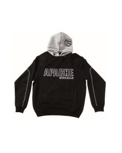 Apache APHOODSWEATBLK Black Hooded Sweatshirt
