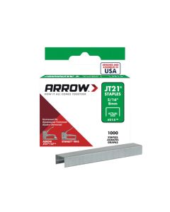 Arrow A215 JT21 Light-Duty Staples 8mm