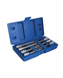 Bluespot Tools 01512 3/8in Drive Extra Long Spline Socket Bit Set 7 Piece