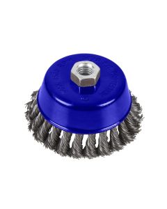 Bluespot Tools 19216 100mm M14 Twist Knot Cup Brush